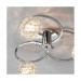 Picture of Endon Talia 3 Light Semi Flush In Chrome Plate And Clear Crystal Glass 