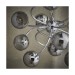 Picture of Endon Aerith 12 Light Ceiling Pendant In Chrome Plate And Mirror Tinted Glass 