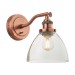 Picture of Endon Hansen 1 Light Wall In Aged Copper And Clear Glass 