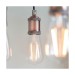 Picture of Endon Hal 6 Light Ceiling Pendant In Aged Pewter And Copper Plate 