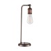 Picture of Endon Hal 1 Light Tall Table Lamp In Aged Pewter And Copper Plate 