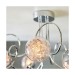 Picture of Endon Auria 6 Light Semi Flush Ceiling In Chrome Plate 