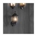 Picture of Endon Burford 1 Light Outdoor Wall In Matt Black Height: 490mm 