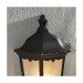 Picture of Saxby Burford 1 Light Outside Wall In Matt Black With Clear Glass 