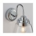 Picture of Endon Ashbury Bathroom Wall Light In Chrome And Clear Glass 