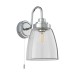 Picture of Endon Ashbury Bathroom Wall Light In Chrome And Clear Glass 