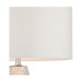 Picture of Endon Livia Table Lamp In Silver Glass And Vintage White 