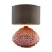 Picture of Endon Livia Table Lamp In Copper Plated Glass And Grey 