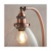 Picture of Endon Hansen Task Table Lamp In Aged Copper And Clear Glass 