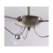 Picture of Endon 3 Light Semi-Flush Ceiling In Chrome And Glass 