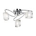 Picture of Endon 3 Light Semi-Flush In Chrome and Crystal 