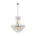 Picture of Endon Amadis 6 Light Chrome Finish & Glass Chandelier 