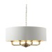 Picture of Endon 98938 Highclere 8lt Pendant - A.Brass 