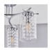 Picture of Endon Alda Clear Glass and Chrome Semi Flush Ceiling Light 