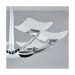 Picture of Endon 6 Light Chrome & Glass Multi Arm Ceiling Pendant 