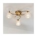 Picture of Endon 3 Light Antique Brass Semi Flush Ceiling 