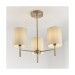 Picture of Endon 3 Light Ceiling in Antique Brass Finish 