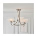 Picture of Endon 3 Light Glass & Satin Chrome Ceiling 