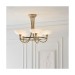 Picture of Endon 5 Light Glass & Antique Brass Ceiling 