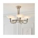 Picture of Endon 5 Light Glass & Satin Chrome Ceiling 