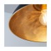 Picture of Endon 1 Light Gold Leaf Inner Black Ceiling Pendant 