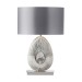 Picture of Endon Polished Nickel Table Lamp with Warm Grey Shade 