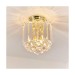 Picture of Endon Fargo Acrylic and Brass Flush Ceiling Light 