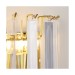 Picture of Endon Fargo Acrylic and Brass Wall Light 