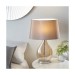 Picture of Endon Kew Glass Table Lamp with Mink Shade 