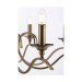 Picture of Endon 8 Light Chandelier With Antique Brass Finish 