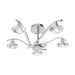 Picture of Endon 5 Light Semi Flush Ceiling with Crystal Shades 