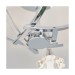Picture of Endon 5 Light Semi Flush Ceiling with Crystal Shades 