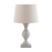 Picture of Endon Marsham Taupe Wooden Table Lamp with Ivory Shade 
