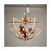 Picture of Endon Muni-Co-F Muni Flush Ceiling Light In Copper With Clear And Glass 