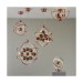 Picture of Endon Muni-Co-F Muni Flush Ceiling Light In Copper With Clear And Glass 