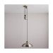 Picture of Endon Metal Rise And Fall Pendant Ceiling Light In Nickel 
