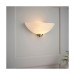 Picture of Endon 1 Light Alabaster Glass Antique Brass Wall 
