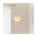 Picture of Endon 1 Light Grooved Glass Satin Chrome Wall 