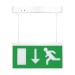 Picture of Eterna Exit Sign LED 3hrM Emergency c/w AD Legend Double Sided 2.3W 171lm 80x340x45mm White 6000K 