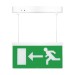 Picture of Eterna Exit Sign LED 3hrM Emergency c/w AD Legend Double Sided 2.3W 171lm 80x340x45mm White 6000K 