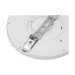 Picture of Forum Tauri Large Slimline White 18W CCT Selectable LED Wall/Ceiling Fitting 