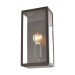 Picture of Forum Black Zinc Minerva Outdoor E27 Box Lantern, 60W, IP44 