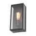 Picture of Forum Black Zinc Minerva Outdoor E27 Box Lantern, 60W, IP44 