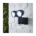 Picture of Forum Black Zinc Sirocco Outdoor LED Twinspot Floodlight & PIR, 2 x 3W, IP44 