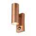 Picture of Forum Leto Copper Up/Down Wall Light with PIR 2 x 35W GU10 