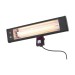 Picture of Forum Black Blaze Wall Mounted Patio Heater IP44 