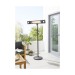 Picture of Forum Black Blaze Wall Mounted Remote Patio Heater IP44 