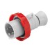 Picture of Gewiss IEC 309 HP High Performance Plug 3P+E 6h IP66/IP67/IP68/IP69 Screw Wiring 16A 400V 50/60Hz Red Halogen Free Plastic 