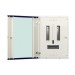 Picture of Hager JK108BG 8 Way 125A TPN Distribution Board Glazed Door 
