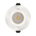 Picture of Integral Downlight Fire Rated LED 3000K Tiltable Dimmable c/w Bezel 36Deg 6W 430lm 92mm White 